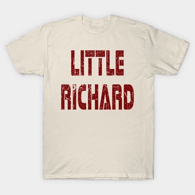 Little Richard Redcolor T-Shirt by katroxdesignshopart444